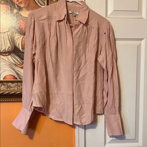 Madewell Soft Pink Button-Up Blouse